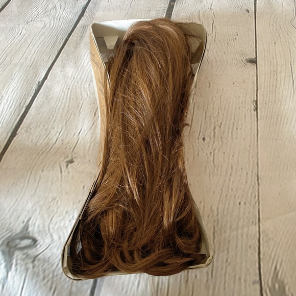 Golden Brown Long Curly Wavy Hair Wig Hair Extensions 26" - Picture 6 of 8